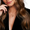 CHOCKER MALVA BAÑO DE ORO