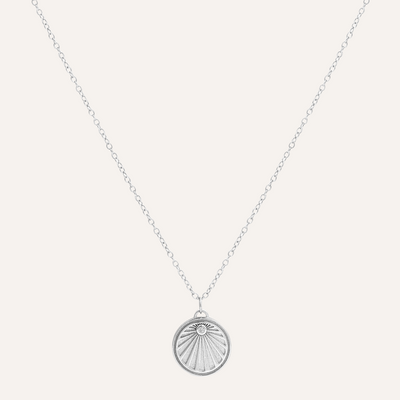 COLLAR MEDALLÓN NOA PLATA