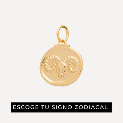 CHARM SIGNO ZODIACAL BAÑO DE ORO