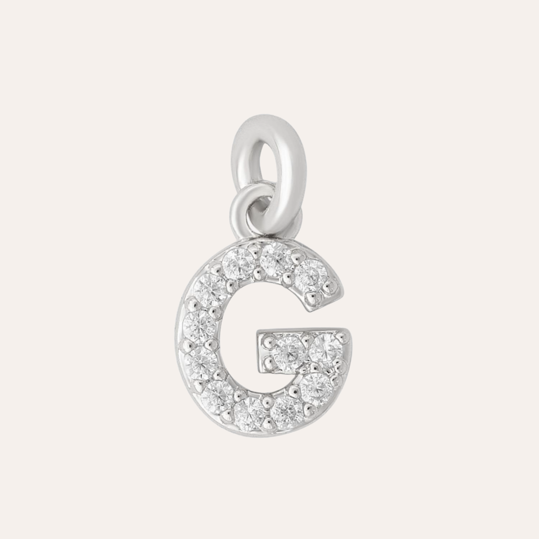 CHARM LETRA G PLATA