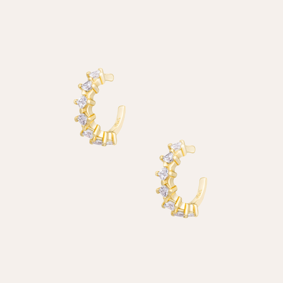 EAR CUFFS HELIO BAÑO DE ORO